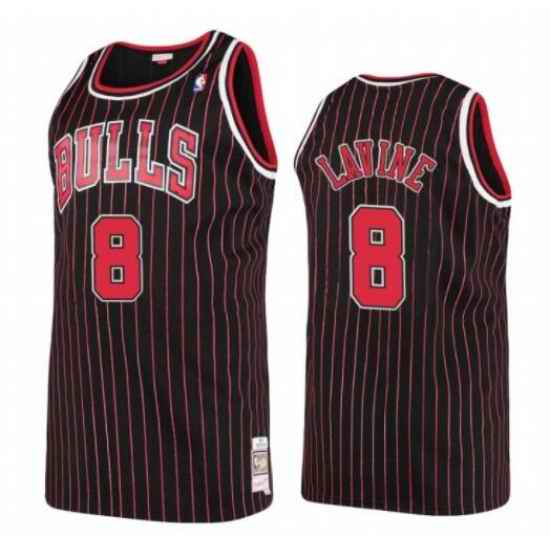 Men Chicago Bulls Zach Lavine e #8 Hardwood Classics Maglia Uomo Jersey