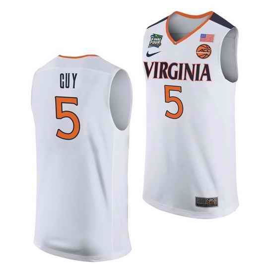 Virginia Cavaliers Kyle Guy White Away Men'S Jersey