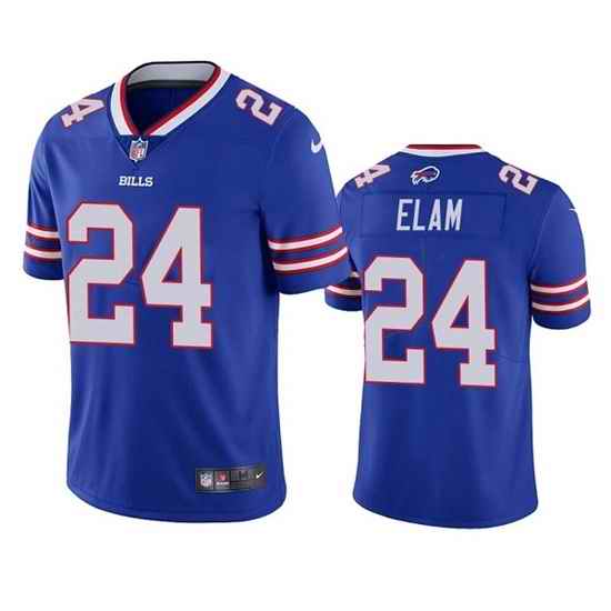 Men Buffalo Bills #24 Kaiir Elam Blue Vapor Untouchable Limited Stitched Jersey