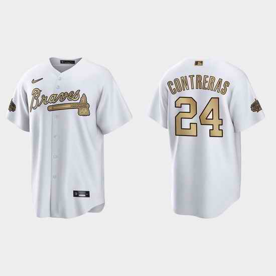 Men William Contreras Atlanta Braves 2022 Mlb All Star Game White  Jersey->2022 all star->MLB Jersey