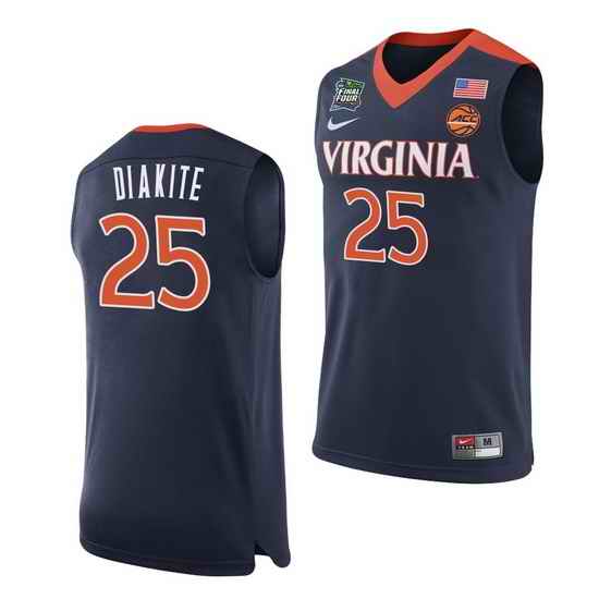 Virginia Cavaliers Mamadi Diakite Navy Home Men'S Jersey