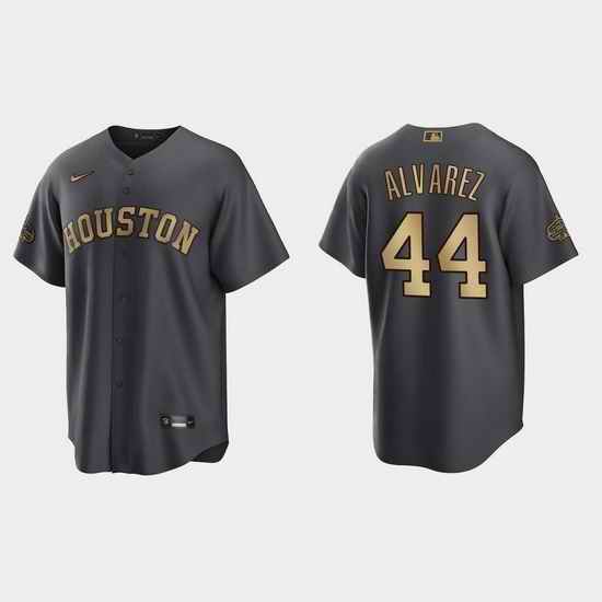 Men Yordan Alvarez Houston Astros 2022 Mlb All Star Game Charcoal  Jersey->dallas cowboys->NFL Jersey