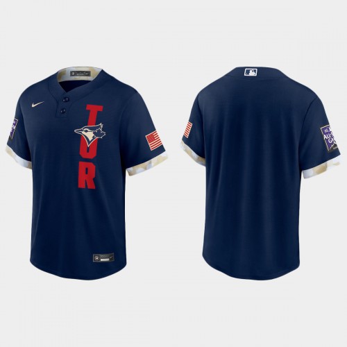 Toronto Toronto Blue Jays 2021 Mlb All Star Game Fan’s Version Navy Jersey Men’s->toronto blue jays->MLB Jersey