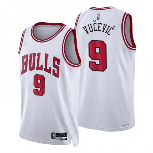 Nike Chicago Bulls #9 Nikola Vucevic White Men’s 2021-22 NBA 75th Anniversary Diamond Swingman Jersey –  Association Edition Men’s