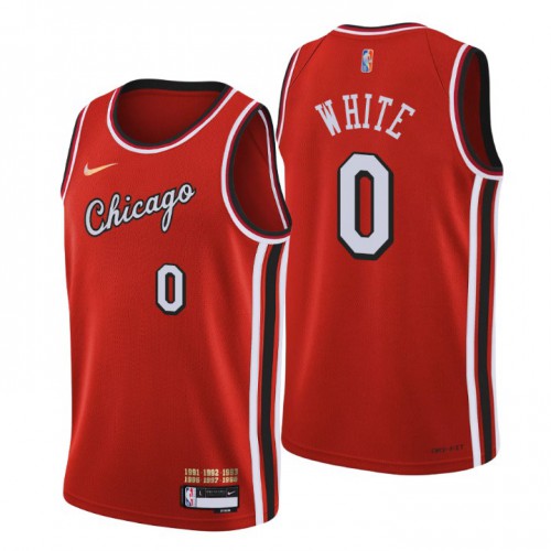 Chicago Chicago Bulls #0 Coby White Men’s Nike Red 2021/22 Swingman NBA Jersey – City Edition Men’s