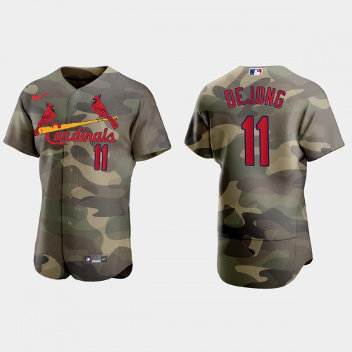 St.Louis St.Louis Cardinals #11 Paul Dejong Men’s Nike 2021 Armed Forces Day Authentic MLB Jersey -Camo Men’s->seattle seahawks->NFL Jersey