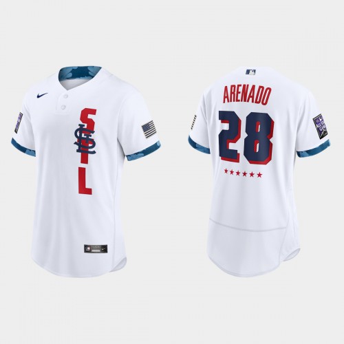 St.Louis St.Louis Cardinals #28 Nolan Arenado 2021 Mlb All Star Game Authentic White Jersey Men’s->st.louis cardinals->MLB Jersey