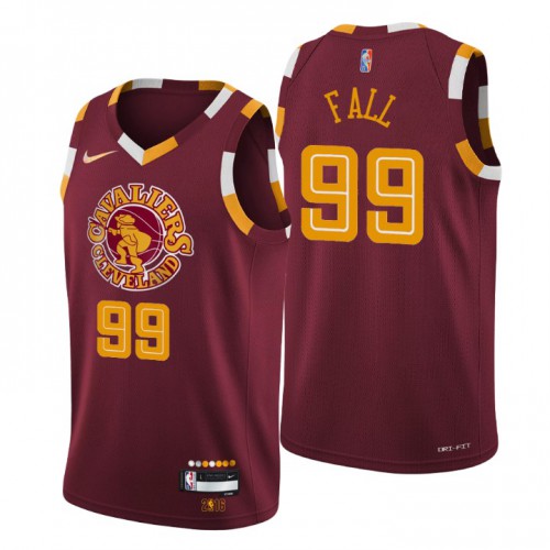 Cleveland Cleveland Cavaliers #99 Tacko Dall Men’s Nike Wine 2021/22 Swingman NBA Jersey – City Edition Men’s->cleveland cavaliers->NBA Jersey