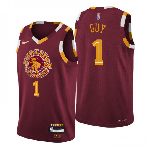 Cleveland Cleveland Cavaliers #1 Kyle Guy Men’s Nike Wine 2021/22 Swingman NBA Jersey – City Edition Men’s->cleveland cavaliers->NBA Jersey