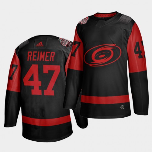 Carolina Carolina Hurricanes #47 James Reimer Black Men’s 2021 Stadium Series Outdoor Game Jersey Men’s->carolina hurricanes->NHL Jersey