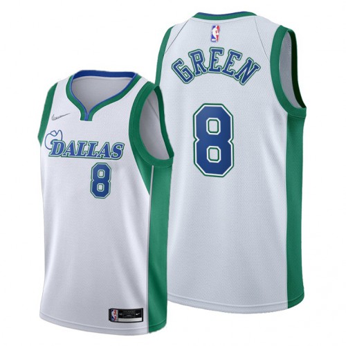 Dallas Dallas Mavericks #8 Josh Green Men’s 2021-22 City Edition White NBA Jersey Men’s->dallas mavericks->NBA Jersey