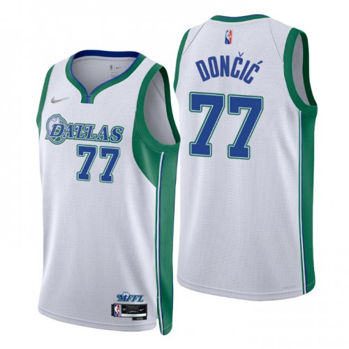 Dallas Dallas Mavericks #77 Luka Doncic Men’s Nike White 2021/22 Swingman NBA Jersey – City Edition Men’s