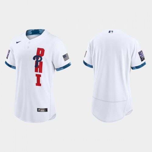 Philadelphia Philadelphia Phillies 2021 Mlb All Star Game Authentic White Jersey Men’s
