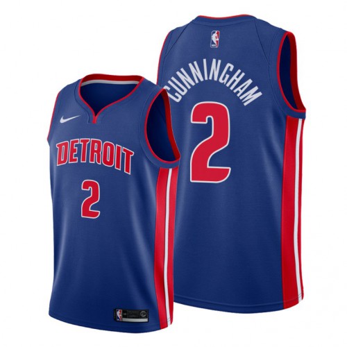 Detroit Detroit Pistons #2 Cade Cunningham Blue Jersey 2021 NB.1 Men’s