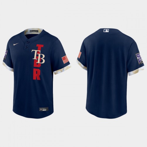 Tampa Bay Tampa Bay Rays 2021 Mlb All Star Game Fan’s Version Navy Jersey Men’s