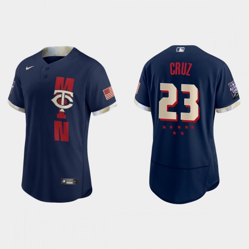 Minnesota Minnesota Twins #23 Nelson Cruz 2021 Mlb All Star Game Authentic Navy Jersey Men’s->minnesota twins->MLB Jersey