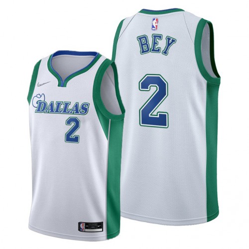 Dallas Dallas Mavericks #2 Tyler Bey Women’s 2021-22 City Edition White NBA Jersey Womens->women nba jersey->Women Jersey