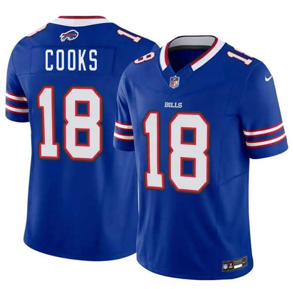 Mens Buffalo Bills #18 Brandin Cooks Blue 2025 F.U.S.E. Vapor Untouchable Limited Stitched Jersey Dzhi
