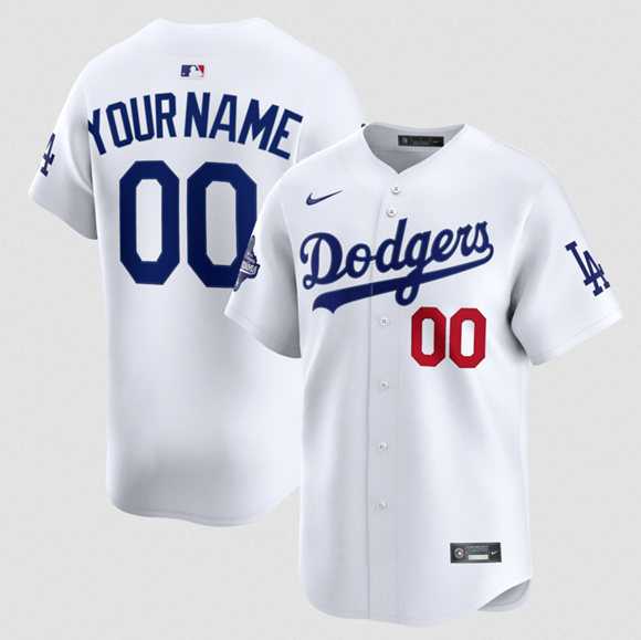 Mens Los Angeles Dodgers ACTIVE PLAYER Custom White 2025 Champions Stitched Baseball Jersey