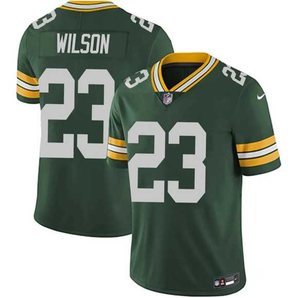 Mens Green Bay Packers #23 Emanuel Wilson Green 2025 Vapor Untouchable Limited Stitched Jersey Dzhi