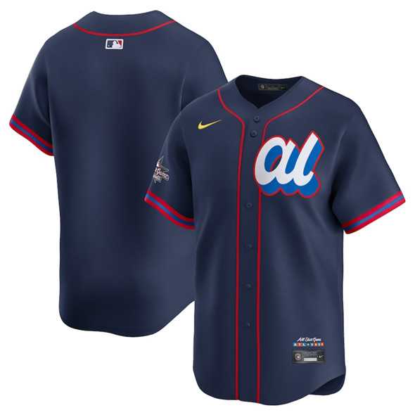 Mens American League Blank Navy 2025 All-Star Edition Limited Stitched Baseball Jersey