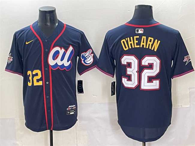 Mens American League #32 Ryan OHearn Navy 2025 All-Star Edition Limited Stitched Baseball Jersey