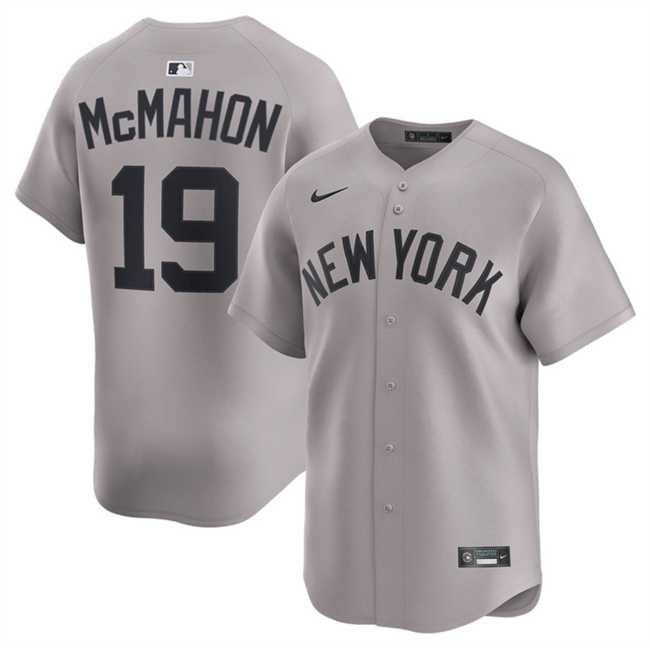Mens New York Yankees #19 Ryan McMahon Grey 2025 Limited Stitched Jersey Dzhi