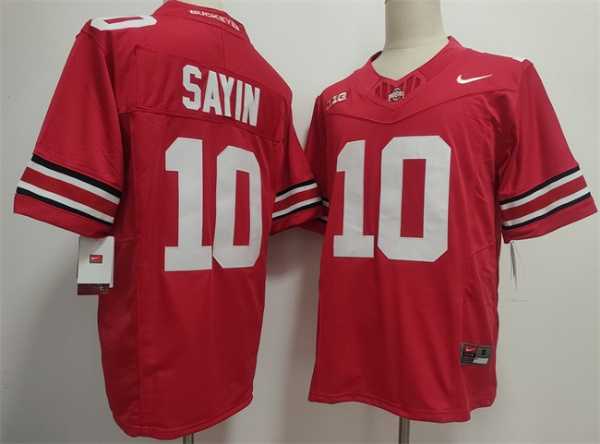 Mens Ohio State Buckeyes #10 Julian Sayin Red 2025 F.U.S.E. Limited Stitched Jersey