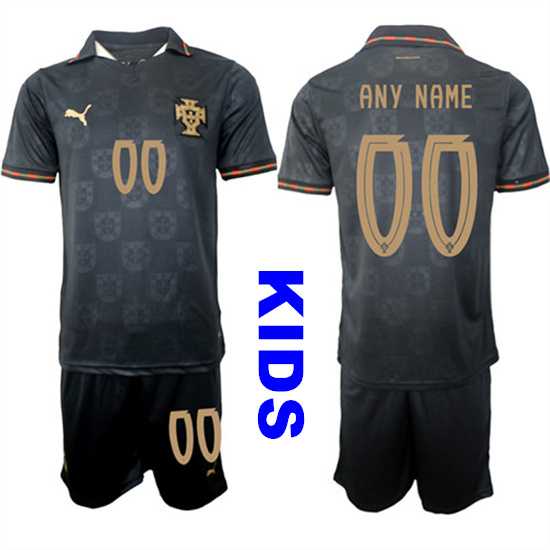 Youth Portugal Custom Any Name And Number National Team FIFA x World Cup 2026 Away Gray On Eusebio spe->->Custom Jersey Youth Portugal Custom Any Name And Number National Team FIFA x World Cup 2026 Away Gray On Eusebio spe->->Custom Jersey
