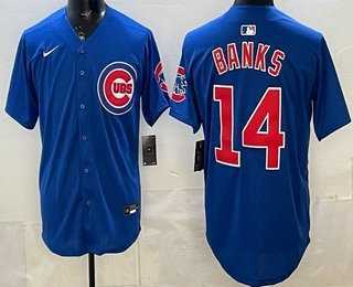 Mens Chicago Cubs #14 Ernie Banks Blue Limited Jersey->chicago cubs->MLB Jersey Mens Chicago Cubs #14 Ernie Banks Blue Limited Jersey->chicago cubs->MLB Jersey