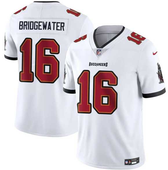 Men & Women & Youth Tampa Bay Buccaneers #16 Teddy Bridgewater White Vapor Limited Stitched Jersey