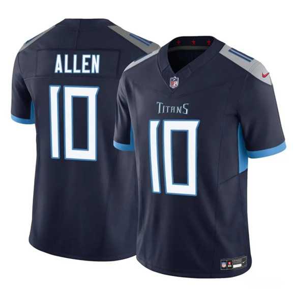 Men & Women & Youth Tennessee Titans #10 Brandon Allen Navy 2025 F.U.S.E. Vapor Limited Stitched Jersey