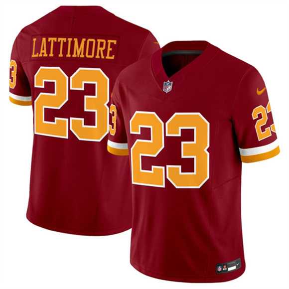 Men & Women & Youth Washington Commanders #23 Marshon Lattimore Burgundy 2025 F.U.S.E. Throwback Limited Stitched Jersey