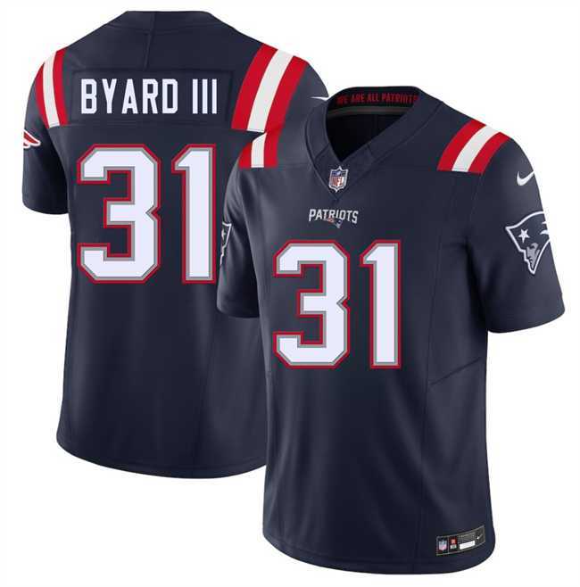 Mens New England Patriots #31 Kevin Byard III Navy 2026 F.U.S.E. Vapor Limited Stitched Jersey Dzhi