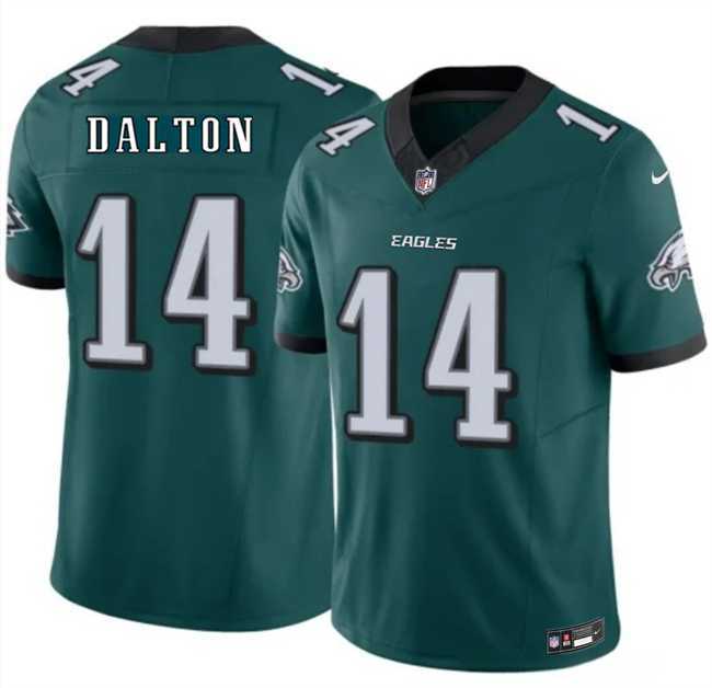 Mens Philadelphia Eagles #14 Andy Dalton Green 2026 F.U.S.E. Vapor Untouchable Limited Stitched Jersey Dzhi
