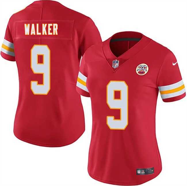Womens Kansas City Chiefs #9 Kenneth Walker III Red 2026 Vapor Untouchable Limited Stitched Jersey Dzhi->->