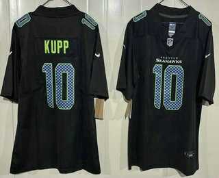 Mens Seattle Seahawks #10 Cooper Kupp Limited Navy Fashion Vapor Jersey->->