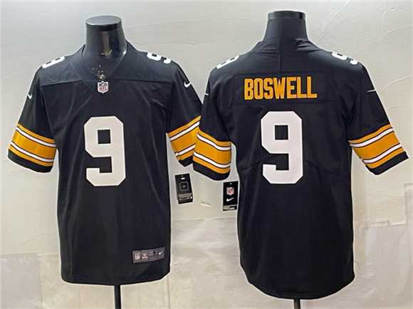Mens Pittsburgh Steelers #9 Chris Boswell Black Vapor Untouchable Stitched Jersey