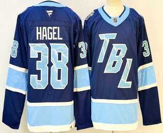 Mens Tampa Bay Lightning #38 Brandon Hagel Blue 2026 Stadium Series Stitched Jersey->->