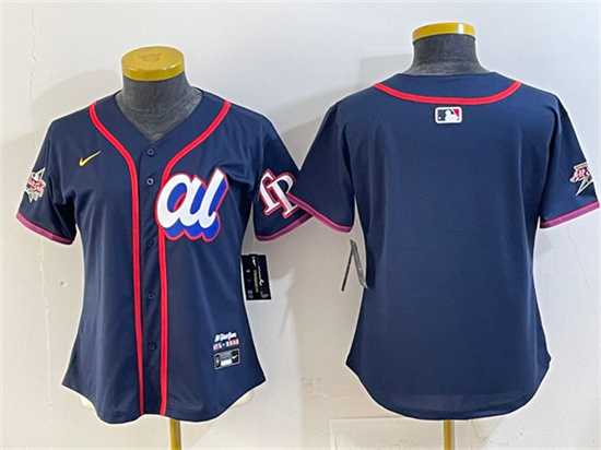 Youth American League Tampa Bay Rays Blank Navy 2025 All-Star Edition Limited Stitched Jersey