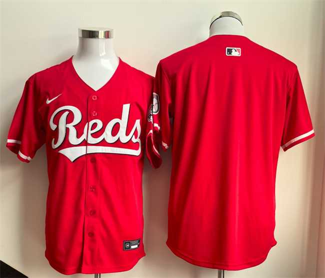 Mens Cincinnati Reds Blank Red Limited Stitched Jersey