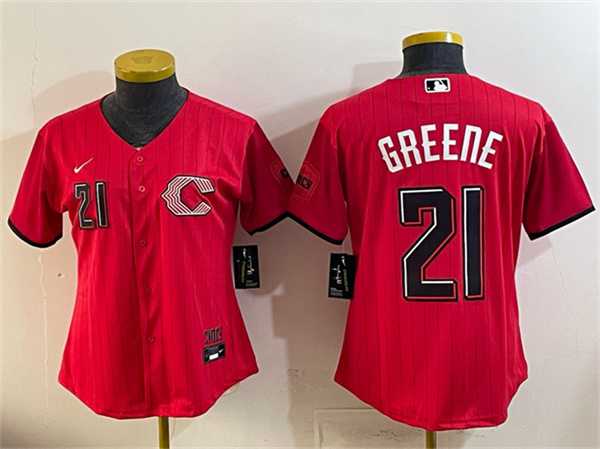 Youth Cincinnati Reds #21 Hunter Greene Red 2026 City Connect Stadium Stitched Jersey