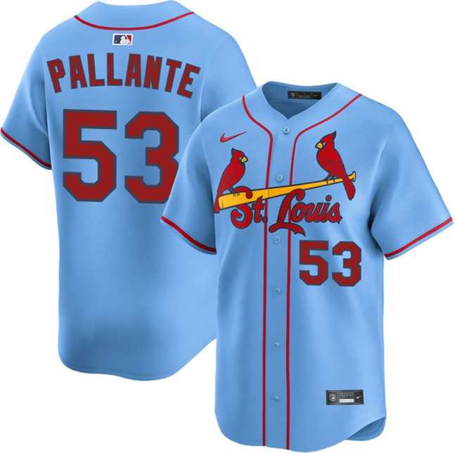 Mens St. Louis Cardinals Blank Black Lights Out Limited Stitched Jersey Dzhi