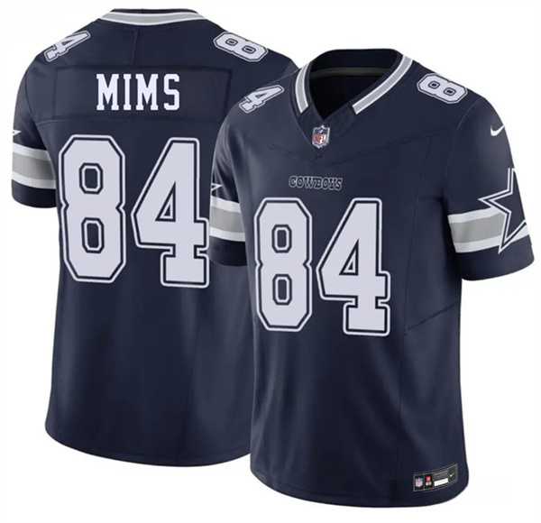 Mens Dallas Cowboys #84 Denzel Mims Navy 2026 F.U.S.E. Vapor Untouchable Limited Stitched Jersey