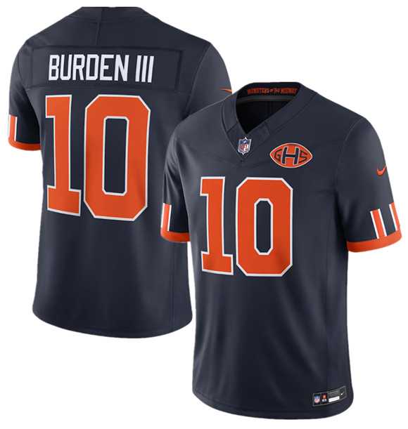Mens Chicago Bears #10 Luther Burden III Navy 2026 F.U.S.E. Rivalries Collection Limited Stitched Jersey Dzhi