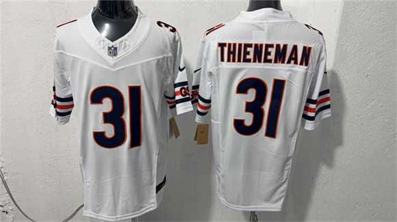 Mens Chicago Bears #31 Dillon Thieneman White 2026 F.U.S.E. Vapor Untouchable Limited Stitched Jersey