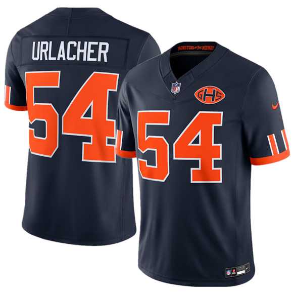 Mens Chicago Bears #54 Brian Urlacher Navy 2026 F.U.S.E. Rivalries Collection Limited Stitched Jersey Dzhi
