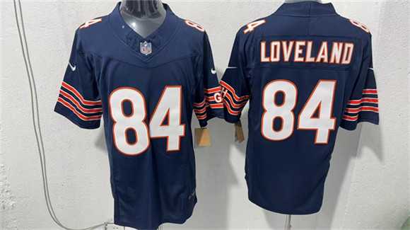 Mens Chicago Bears #84 Colston Loveland Navy 2026 F.U.S.E. Vapor Untouchable Limited Stitched Jersey
