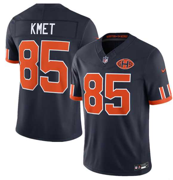 Mens Chicago Bears #85 Cole Kmet Navy 2026 F.U.S.E. Rivalries Collection Limited Stitched Jersey Dzhi