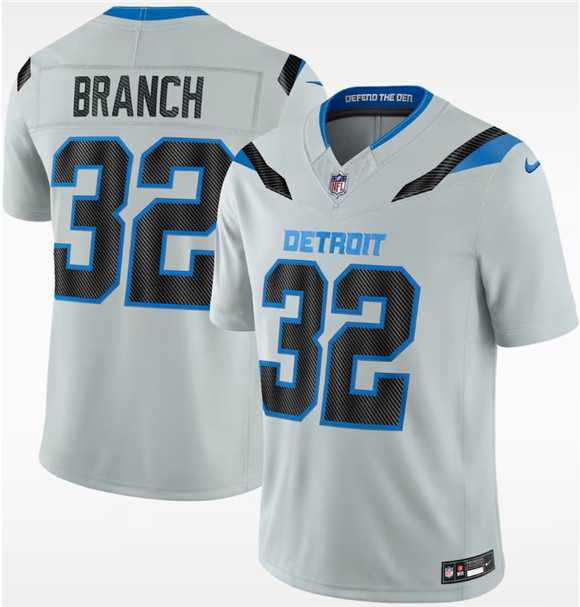 Mens Detroit Lions #32 Brian Branch Silver 2026 F.U.S.E. Rivalries Collection Limited Stitched Jersey Dzhi